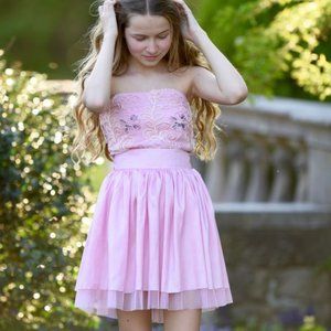 Teen Girl Stella M'Lia Patricia Dress in PINK OSFM (8-14)